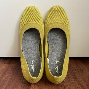 Allbirds Tree Breezer Ballet Flats Elephant Grass - Size 6.5